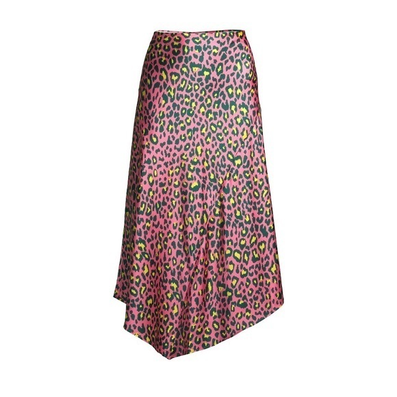 Dresses & Skirts - Asymmetric Satin Skirt